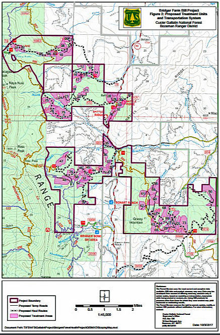 Map of proposed work area